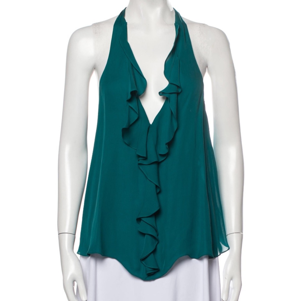 Haute Hippie
Silk Plunge Neckline Blouse
Size: Large